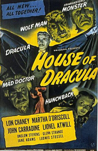 HOUSE OF DRACULA - Erle C Kenton, 1945, États Unis 19452010