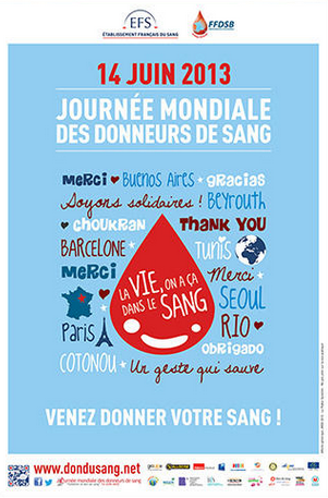 Vendredi 14 juin: don du sang au profit des armées dans le cadre de la Journée mondiale des donneurs Don_du10