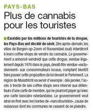 "Plus de Cannabis pour les touristes" Clip_i12