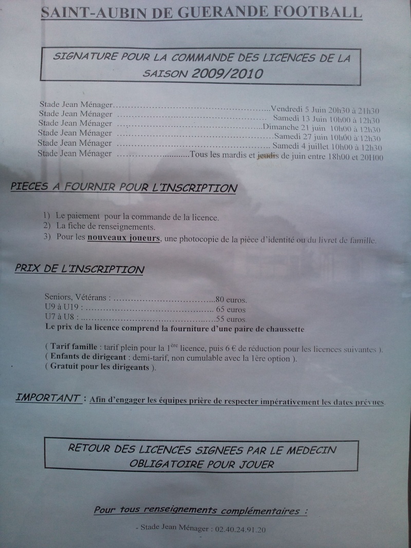 Licences de foot pour la saison 2009-10 (permanences pour la commander ou la récupérer) Photo011