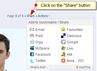 Latest update on sharing a topic across facebook, blogger, email and etc Share_10