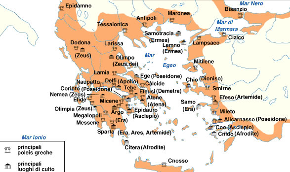 Atlante storico - IL MONDO GRECO (VIII-I a.C.) Ellade10