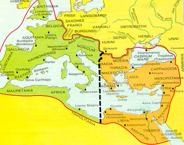Atlante storico - IL MONDO ROMANO (VIII a.C.-V d.C.) Teodos10