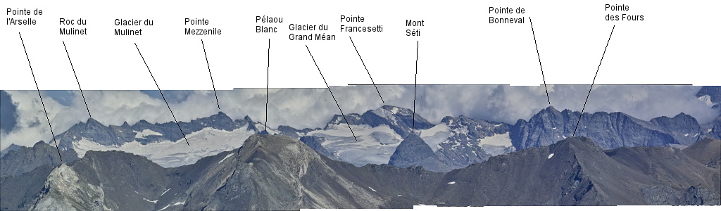 Les lacs de la Leisse et l'arête du Génépy Maurie11