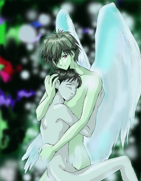 EVANGELION - Parte (La Posible Homosexualidad De Kaworu y Shinji) Ev10