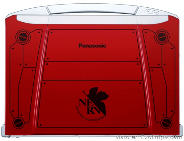 Panasonic F8 Laptop, Nerv Special Edition y USB de Evangelion Panaso10