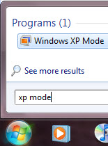 Windows XP Mode