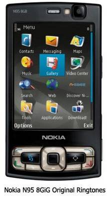 Nokia N95 8GB Original Ringtones N95-8g10