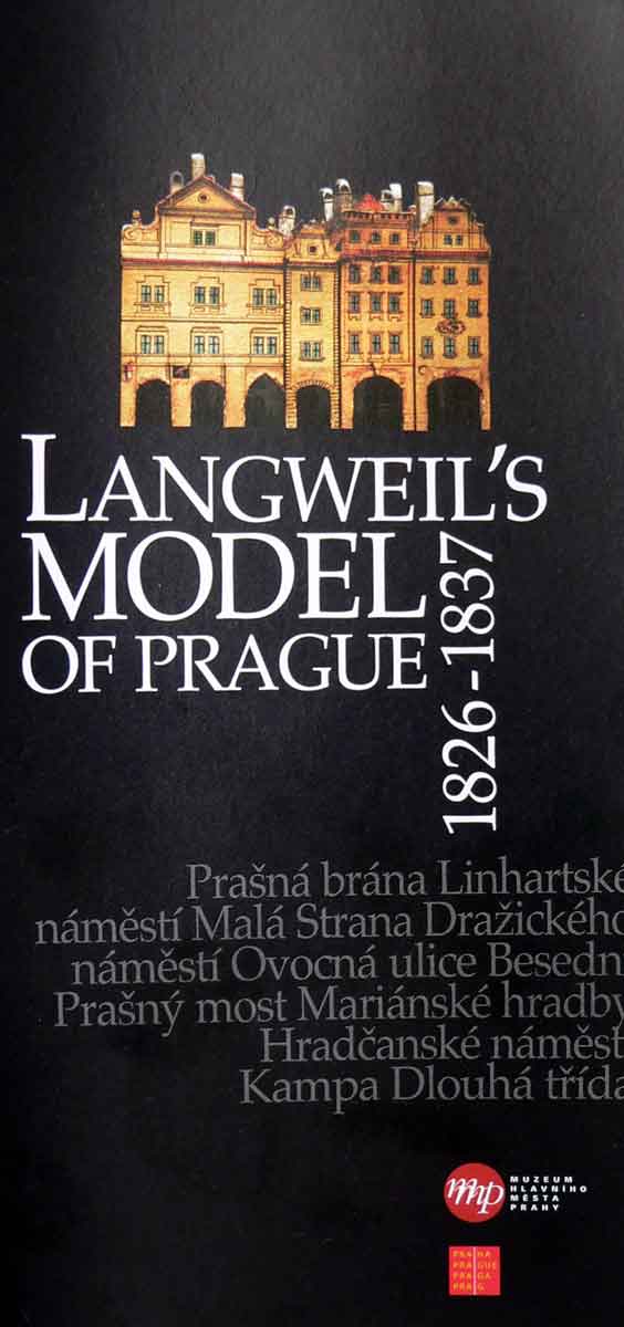 Historisches Modell der Stadt Prag von Langweil Cover10
