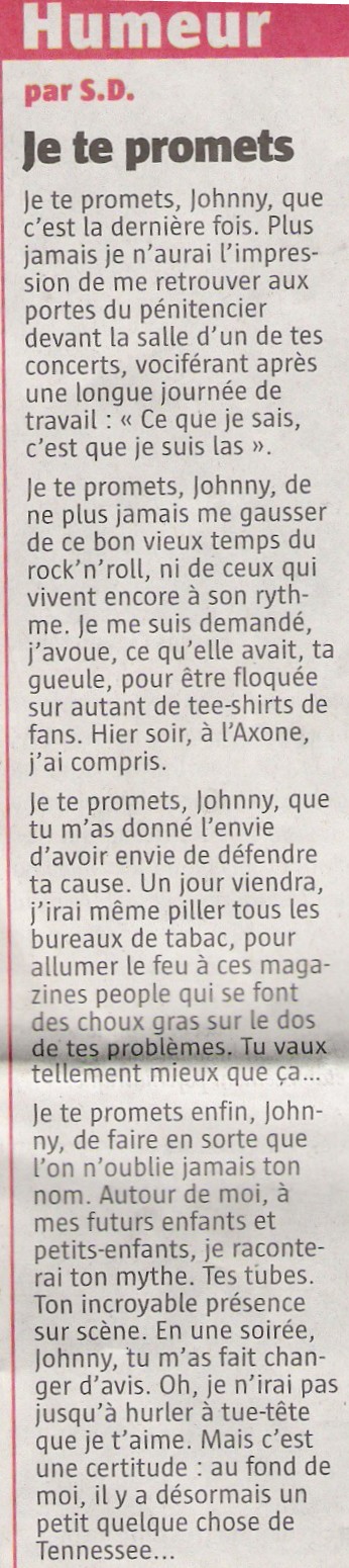 Johnny à l'Axone de Montbéliard Presse10