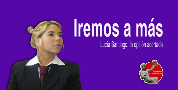 Lucia Santiago "Iremos a Mas" Cartel10