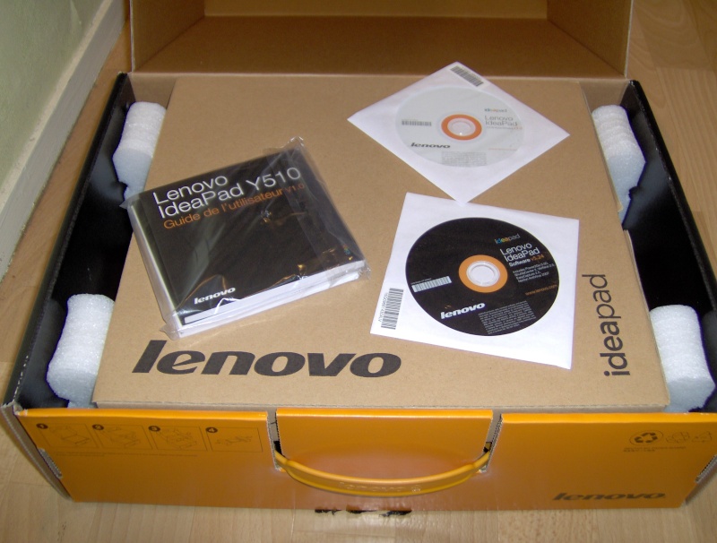 Pc Portable Lenovo Y510 : DD 250GO, ram 3GO Hpim1121