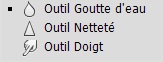 La palette des outils de photoshop Goutte10