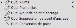 La palette des outils de photoshop Plume10