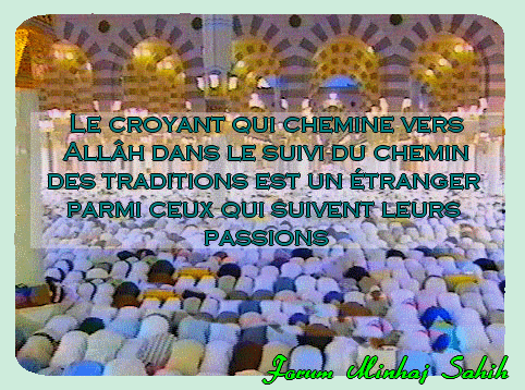Le croyant qui chemine vers Allâh dans le suivi du chemin des traditions est un étranger parmi ceux qui suivent leurs passions Le_cro10