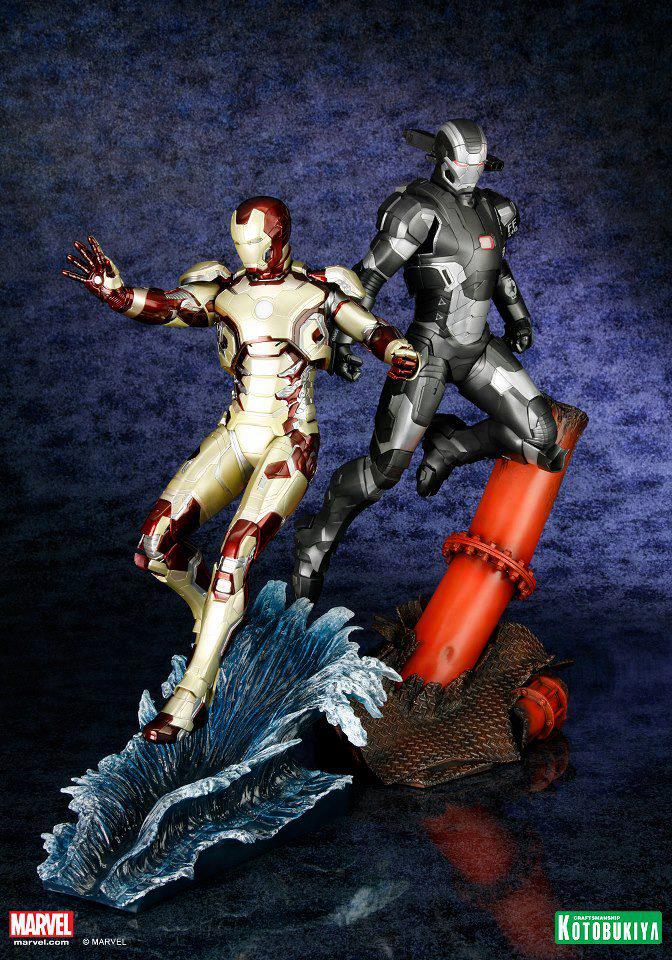 Iron Man Mark 42 & War Machine (by ARTFX Statues) Sh312
