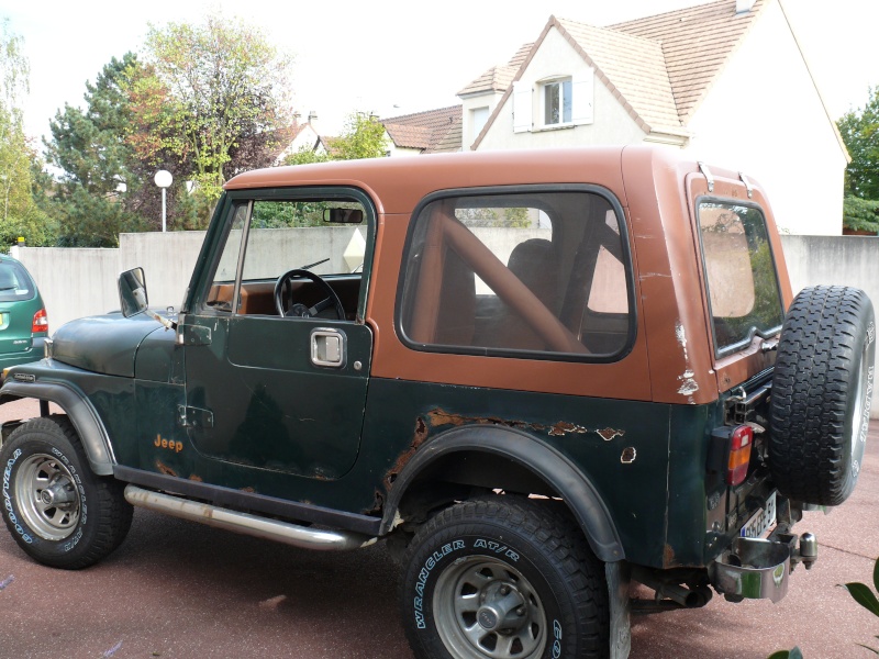 demontage et recontruction jeep CJ7 Renault Laredo Essence 110