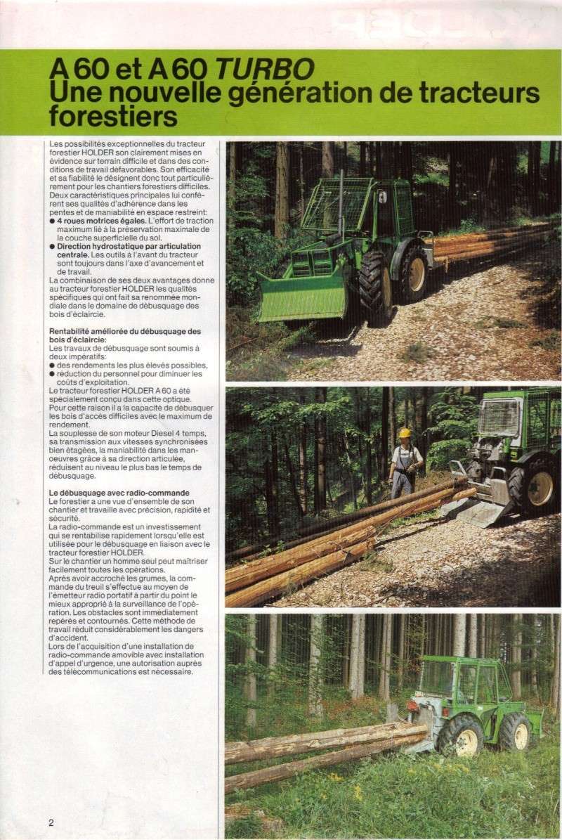 Tracteur et materiel FORESTIER Holder16