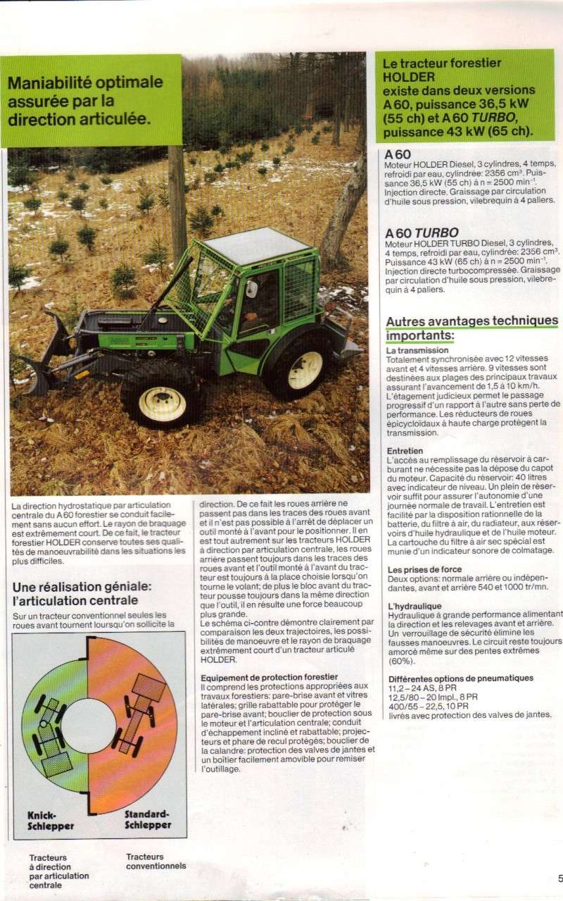 Tracteur et materiel FORESTIER Holder19