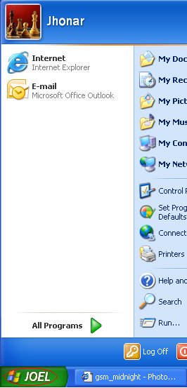 Change Windows XP Start Button Text Joel-211