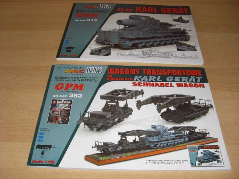 Mörser Karl und Tragwagen von GPM 1:25 - Fertig 00112