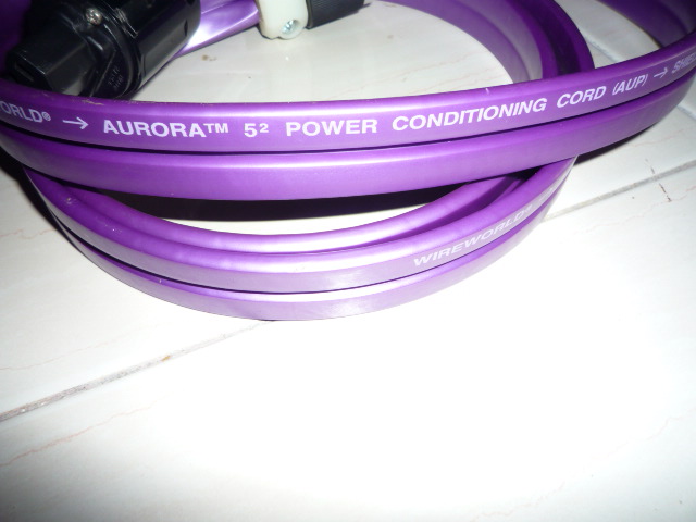 Wireworld Aurora 5 2 power cord (Used) SOLD P1020131