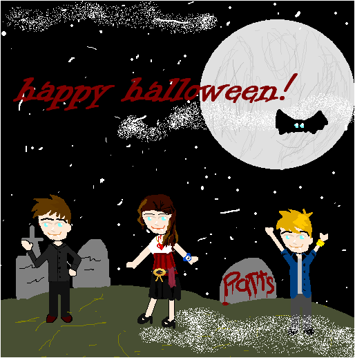 Contest #1: Draw Your best Halloween scene(: 111