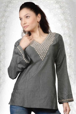 تشكيلة بلايز هنديه روعه Kurti_26