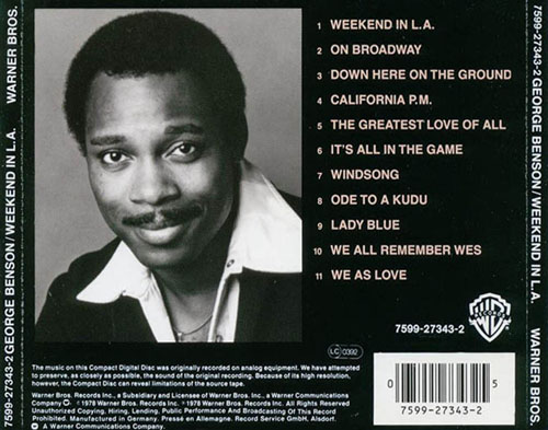 Weekend in L.A.-George Benson "DR16" Retro10