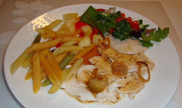 Poulet entier à l’érable et aux pommes 11_pou12