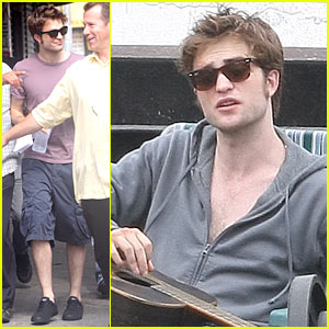 July 1, 2009 - Robert Pattinson Sports Cuts & Bruises Robert15