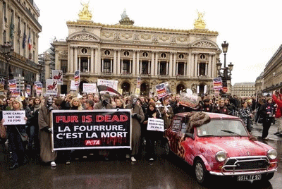 [MANIFESTATION] Contre la fourrure à Paris 311