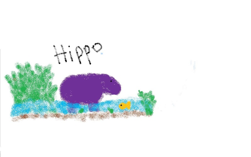 My Drawings Hippo17