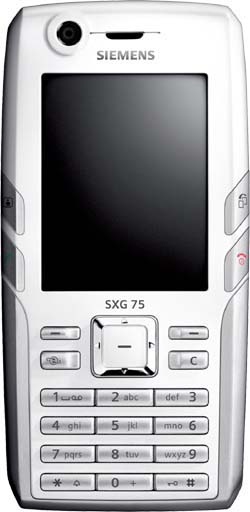 Siemens Announces The SXG75 3G GPS Navigation Phone Mm-56030