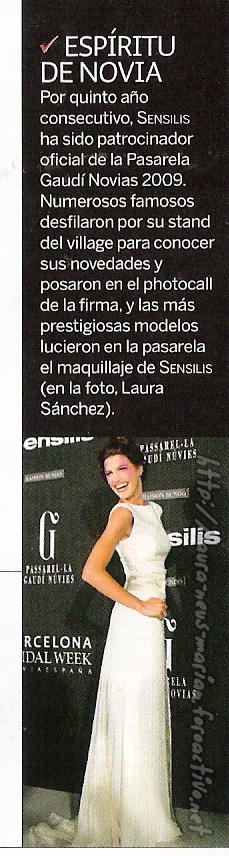 Laura Sánchez en la Revista Woman de Agosto Escane14