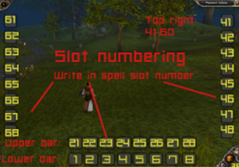 [Interface] - Numerotation des Slots des barres d'action Slotnu10