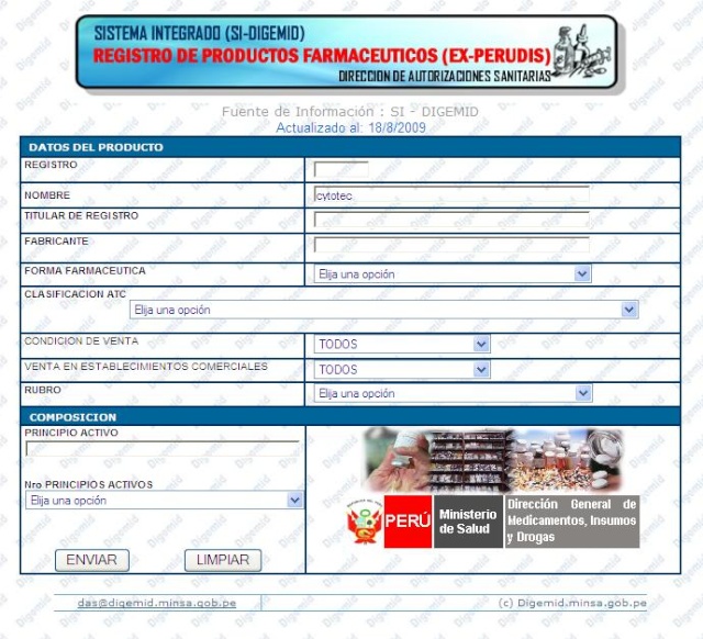 Registro de Productos Farmacéuticos - EX-PERUDIS Dibujo12