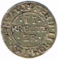 II kreutzer 1632, municipalité de Wissembourg Ccf28023