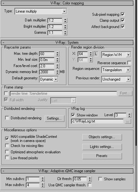 help minimize noise in my scene Set_up17