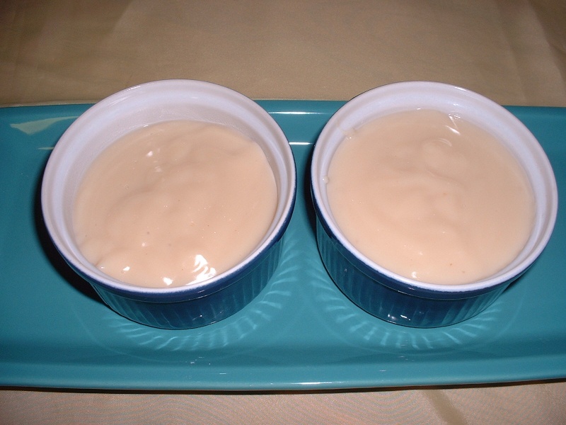 Crème Maïzena ( sans oeuf ) + photo Dscf0122