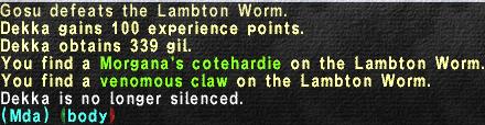 Sandworm/Lambton Worm 21st/11 Worm210