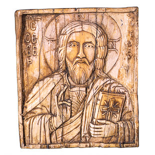 Bone Engraved with Jesus Christ 65-9-c10