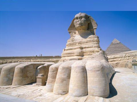 The Great Sphinx at Giza Pyram111