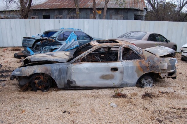 RIP 2000 Honda Prelude Burned20