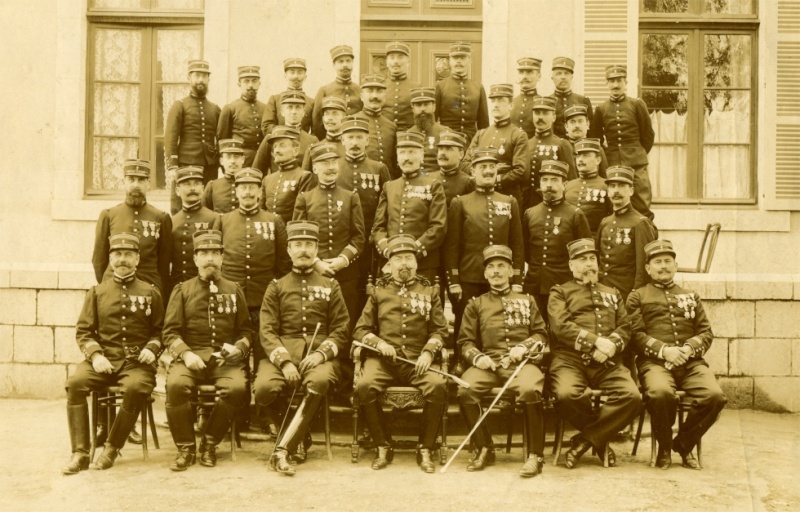 les Officiers du 1er REI en 1901 1rei10