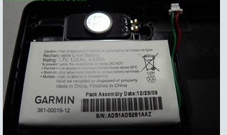 Garmin Nuvi 1375T Battery 361-00019-12 PA-G014 A23