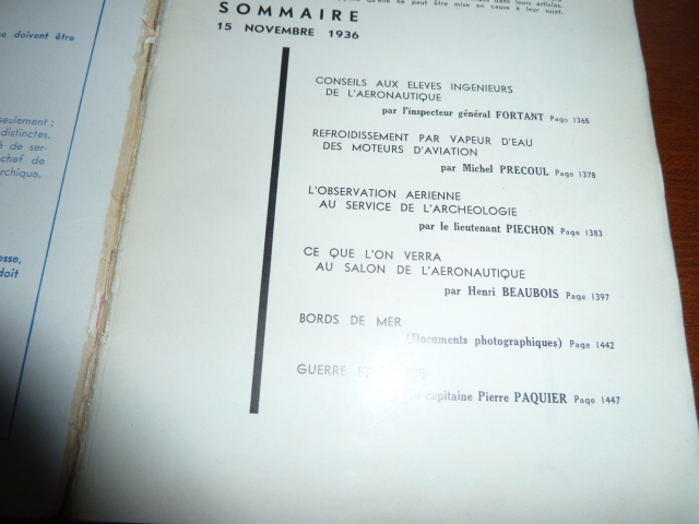 Revues de l'armée de l'air 1936 et du ministère de l'air 1936  33escadre aérienne P1100819