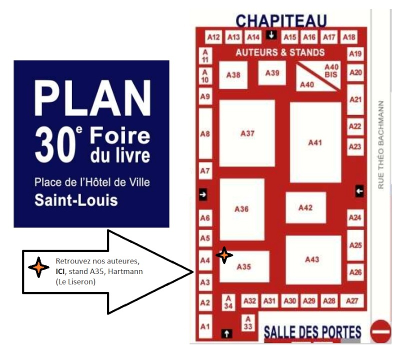 Foire du Livre Saint Louis 2013 Plan10