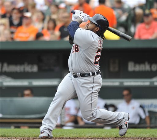 FIELDER HIT A HOMER BUT THE TIGERS LOSE TO THE ORIOLES...YOUTUBE UNDER: CURRICH5 Prince11