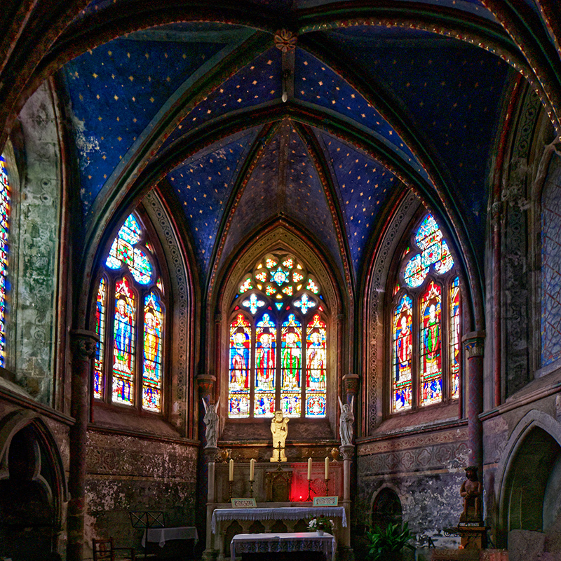 Cathédrale Saint-Samson de Dol-de-Bretagne, vitraux. P1010118